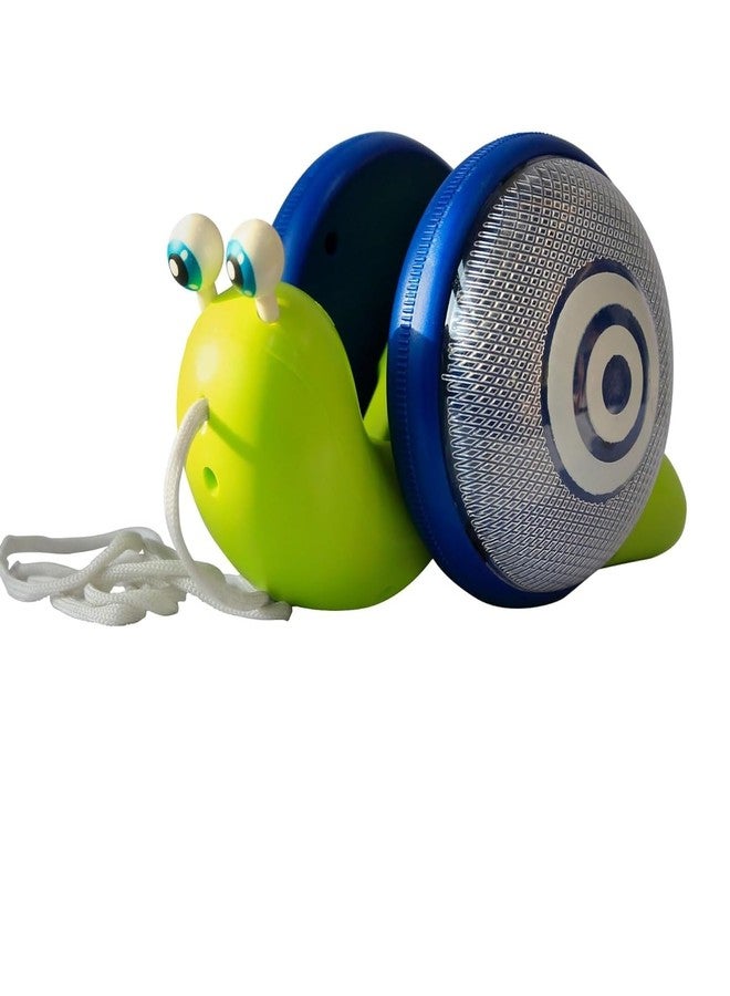 Samip Pull Along Baby Toy: Engaging Wiggle Motion, Music, and Lights for 6-12 Months | Encourages Early Walking Skills | BPA-Free Toddler Gift Set (Multicolor) (Snail (Green Blue))